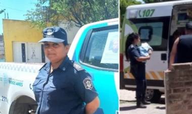 Una policía asistió a una mujer a dar a luz en su domicilio