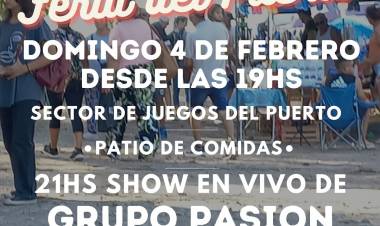 Este domingo 4 de febrero de 2024 se realizará la Feria del Puerto