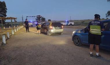 Se realizó un operativo de control en el acceso a Pehuen Co