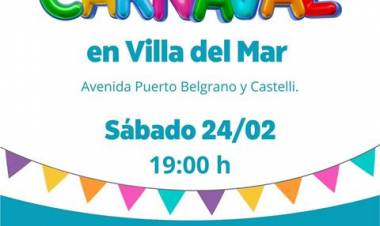 Este sábado se realizará el Carnavel en Villa del Mar