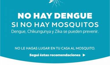 Medidas de prevención contra el Dengue