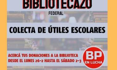 Se realizará el primer bibliotecazo federal
