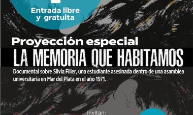 Se proyectará la película “La memoria que habitamos” en el Teatro Colón