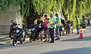 Secuestraron 14 motos en controles de tránsito