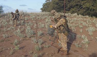 Primera campaña de instrucción básica del Curso de Capacitación de Ingenieros Anfibios