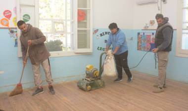 Se realizaron tareas de mejoramiento en las instalaciones de la Escuela Especial Stella Maris