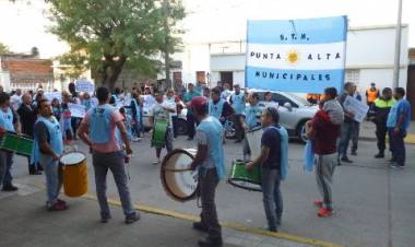 Trabajadores Municipales se adhieren al paro del jueves