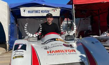 Brillante desempeño del Puntaltense Hernán Martinez en la tercera fecha del Sport Prototipos