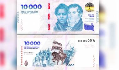 Como detectar los billetes falsos de 10 mil pesos