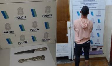 Un hombre fue aprehendido por violencia y resistencia a la autoridad