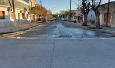 Se realizan cortes de calles por la presencia de escarcha