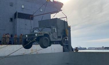 Ejercicio conjunto Aonikenk en la Base Naval Puerto Belgrano