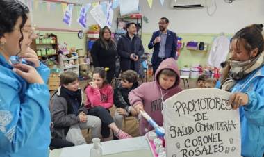 Se llevó a cabo una posta de Salud Integral en la Escuela Primaria N° 6