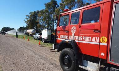 Se realizó un simulacro de pérdida de amoníaco en la ruta 3