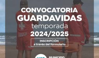 Se lanzó la convocatoria de Guardavidas en Pehuen Co