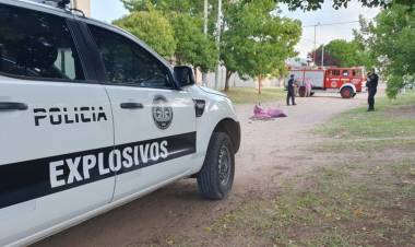 Hallaron un artefacto explosivo dentro de una bolsa de residuos