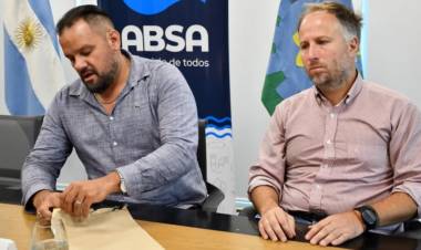 ABSA anunció el tendido de nuevas cañerías en Coronel Rosales y otras tres localidades