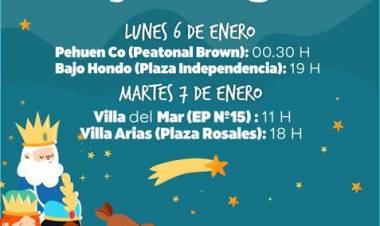 Los Reyes Magos visitarán distintas localidades rosaleñas