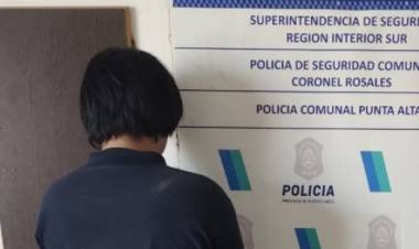 Un vecino retuvo a un joven que le robaba una manguera y fue aprehendido por la Policía
