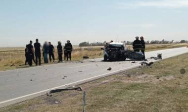 Una persona fallecida y dos heridos de gravedad tras un choque en la ruta 3 vieja