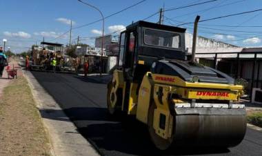 Finalizaron los trabajos de repavimentación en Pasaje Gutiérrez y en la avenida Tucumán
