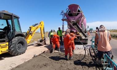 Continúan los trabajos de reparación en la ruta entre Bahía Blanca y Punta Alta