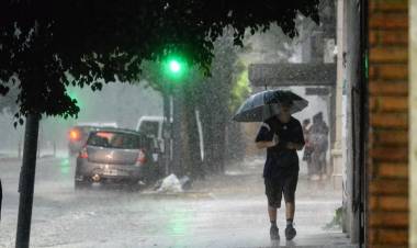 Rige un nuevo Alerta Amarillo por lluvias intensas para este miércoles en Coronel Rosales