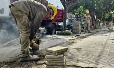 Piden que se haga público el cronograma barrial de reparación de las veredas