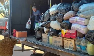 ATE Punta Alta recibió donaciones para los damnificados del temporal del 7 de marzo