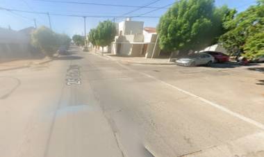 Accidente de tránsito entre dos autos en la esquina de 25 de mayo y 11 de septiembre