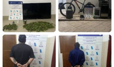 Se realizaron allanamientos en Barrio Laura: hubo aprehendidos y recuperaron objetos robados