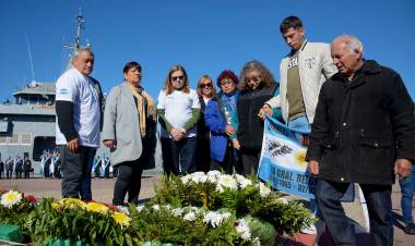 Se realizó la ceremonia central en homenaje al crucero ARA “General Belgrano”