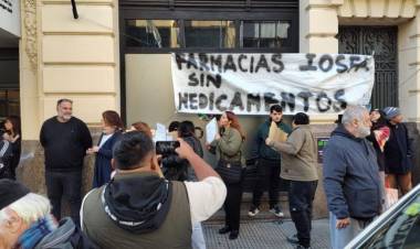 Se realizó una movilización de la ATE en el IOSFA Central