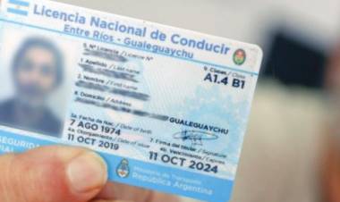 Por falta de material para las Licencias de Conducir, se entregarán permisos provisorios en Coronel Rosales