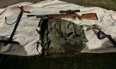 Aprehendieron a un hombre por cazar ñandúes en el camino corto a Pehuen Co