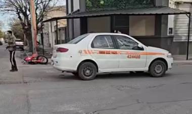 Un hombre y su hijo menor de edad fueron asistidos en el Hospital tras un accidente de tránsito