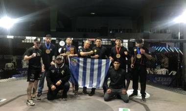 El puntaltense Gutiérrez consiguió una victoria en la “International MMA Federation” disputada en Uruguay