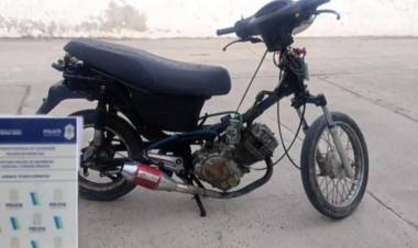 Secuestran motos con irregularidades en la numeración