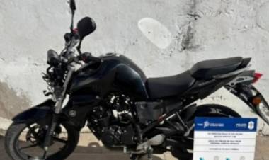 La Policía recuperó una moto que había sido robada
