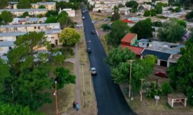 Finalizó la repavimentación de un sector de calle De la Madre