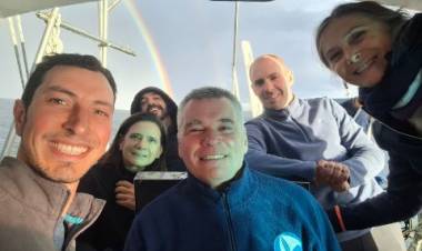 Comandado por el puntaltense Jorge Patoco, el Velero Galileo llegó a Malvinas