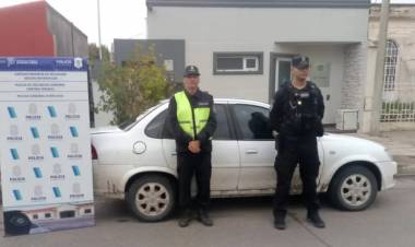 Robó un auto, intentó huir y fue detenido tras una persecución policial