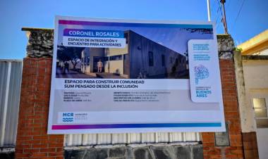 El Municipio anunció que inició la construcción del SUM para CINDI con fondos de Provincia