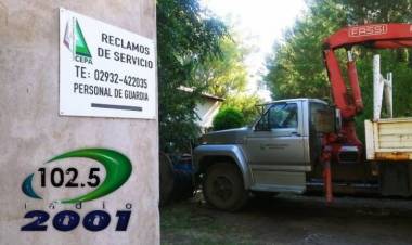 Este miércoles hará un corte de energía en la zona oeste de Pehuen Co 