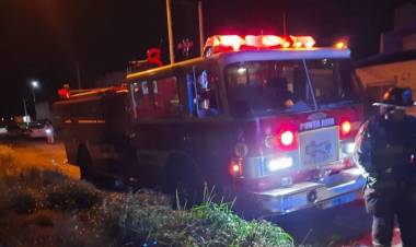 Hospitalizaron a un hombre luego de un incendio de vivienda