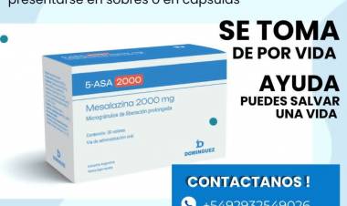 CEPA lanzó un pedido solidario urgente para conseguir Mesalazina 