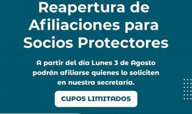 Se realiza la apertura de afiliaciones para socios protectores en la APCJ