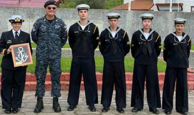 Aspirantes de la Escuela de Suboficiales de la Armada participaron de un intercambio académico en Chile