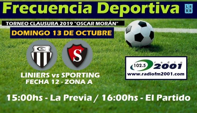 Liga del Sur: Sporting frente a Liniers en Bahía y Rosario en su cancha frente a Villa Mitre