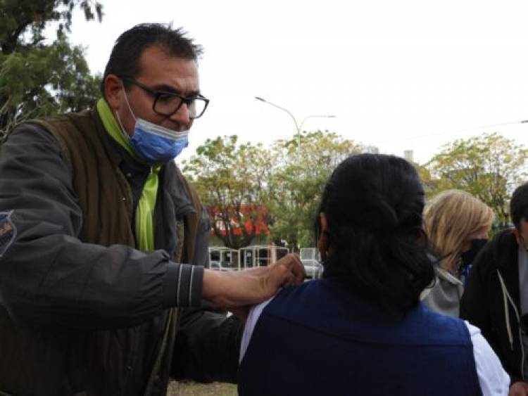 Con éxito el Municipio realizó una nueva jornada de vacunación en Plaza Belgrano
